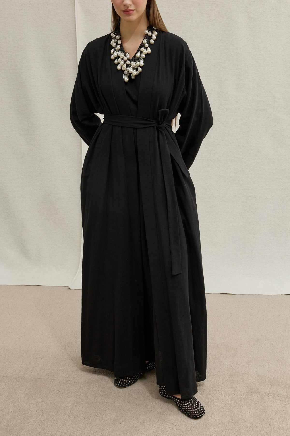 Linen Abaya Viadel