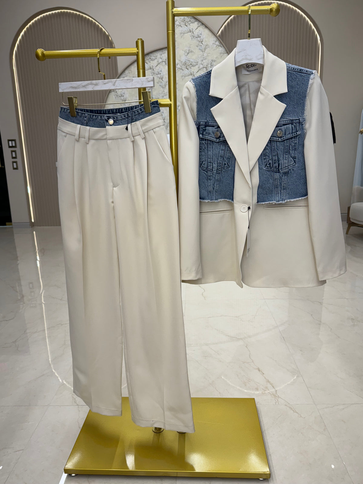 Jeans Blazer Set Robin