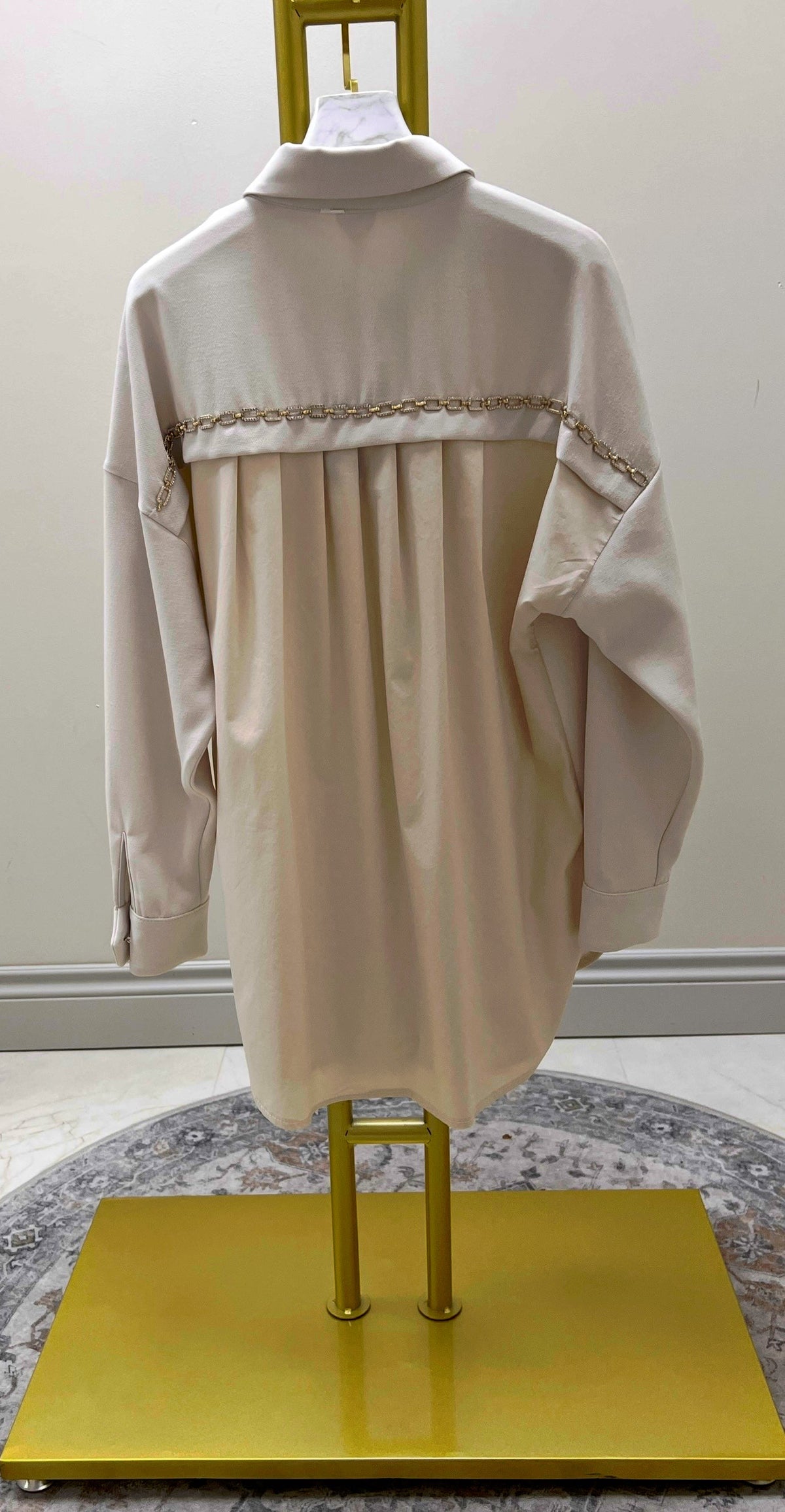 Button Up Chain Shirt Kayra
