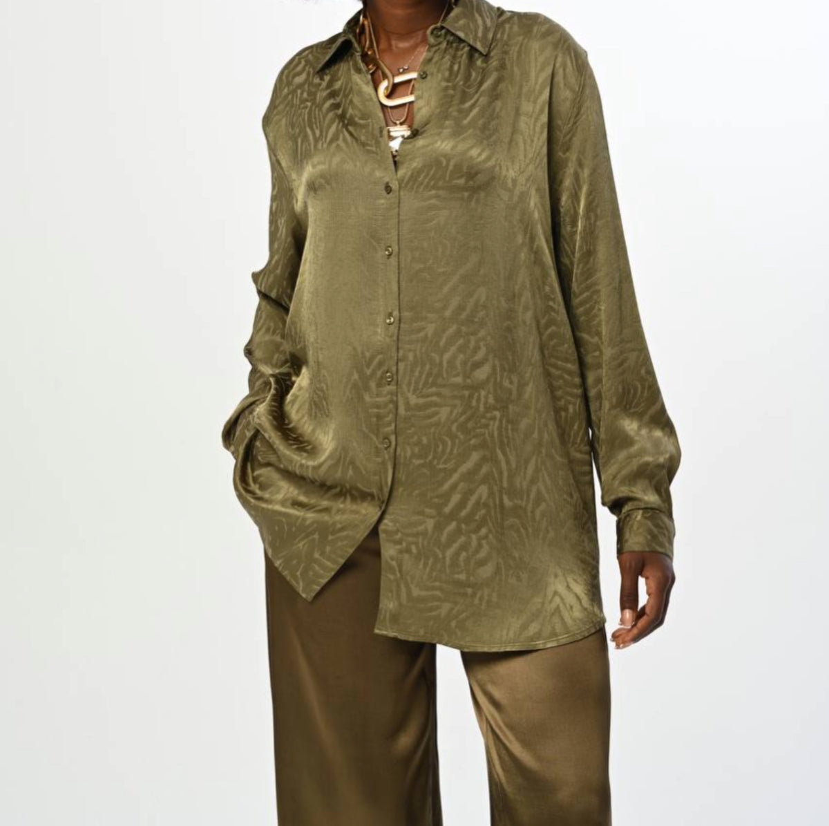 Button Up Shirt Orfeo-Negro