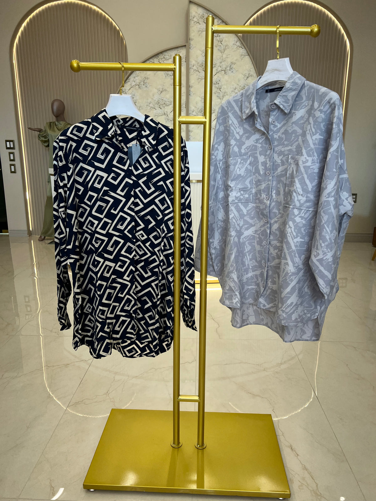 Button Up Shirt Orfeo-Negro