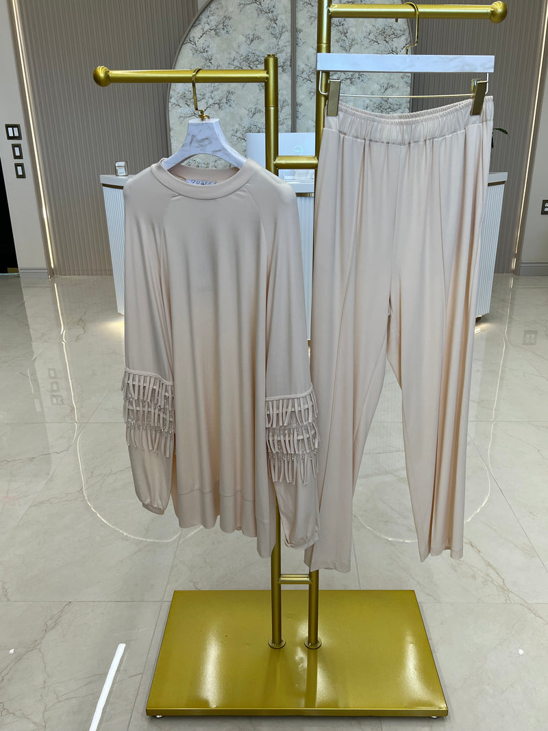 Shirt Set Qupra Beige