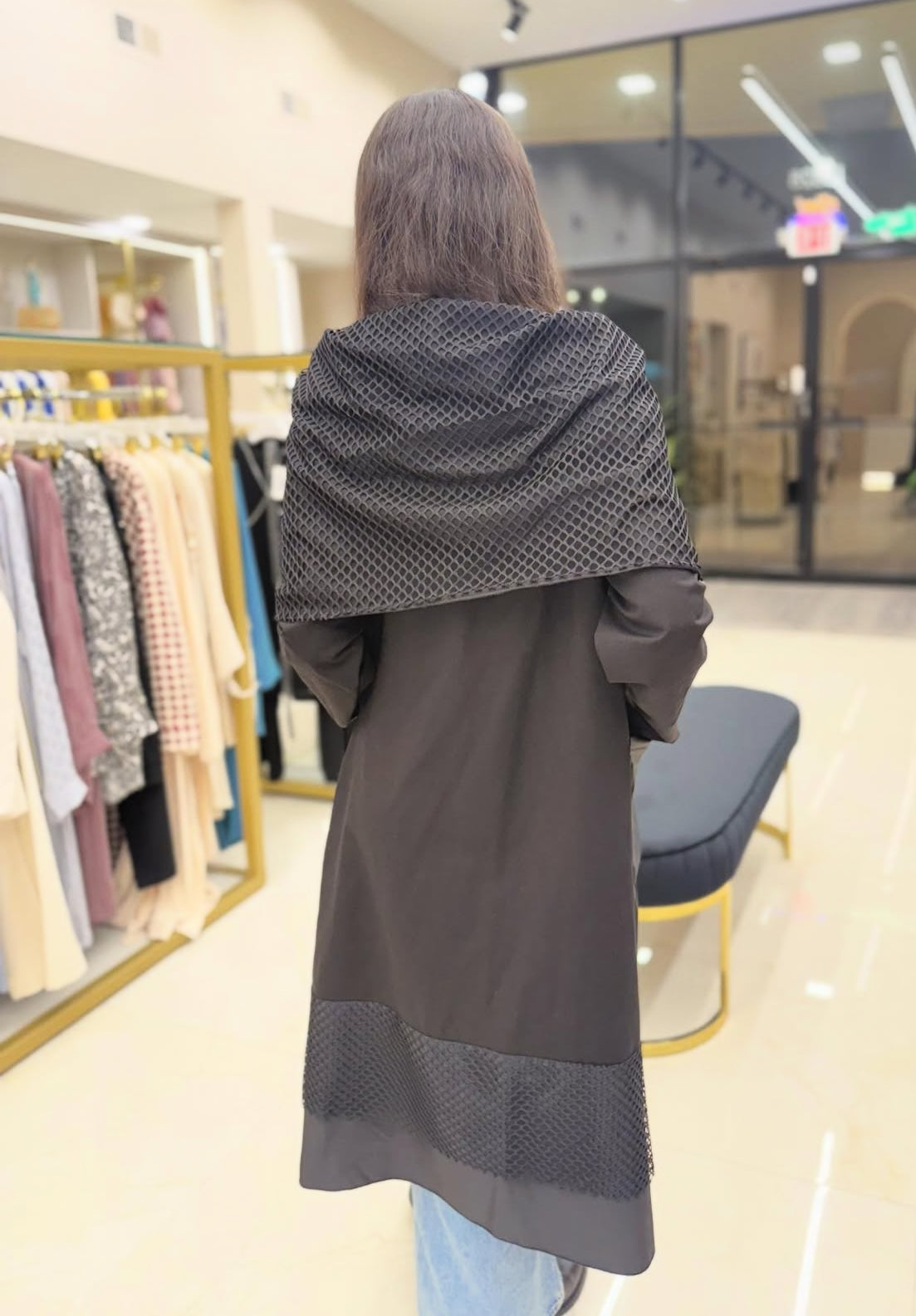 Long Cross Cardigan Eski