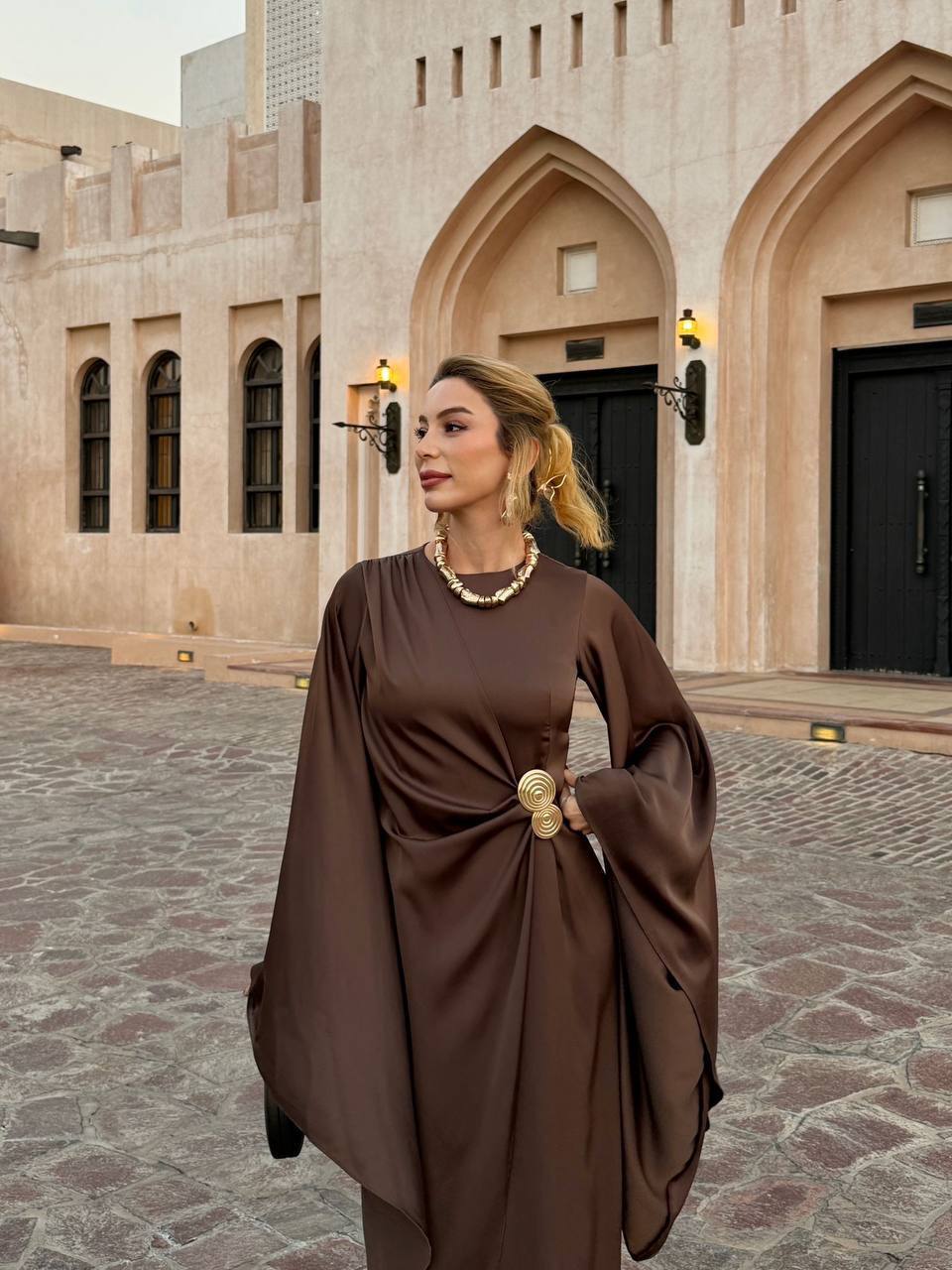 The Broche Dress Qashe