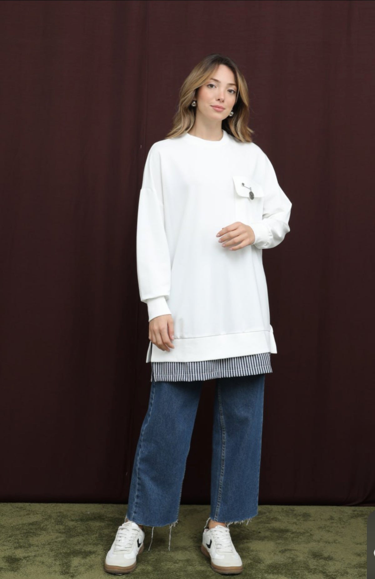 Shirt Tunic Basic Puane