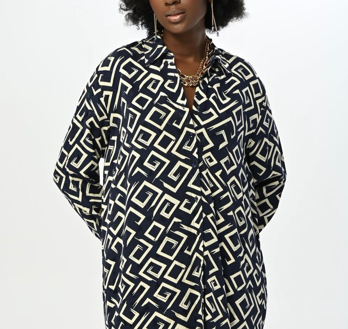 Button Up Shirt Orfeo-Negro