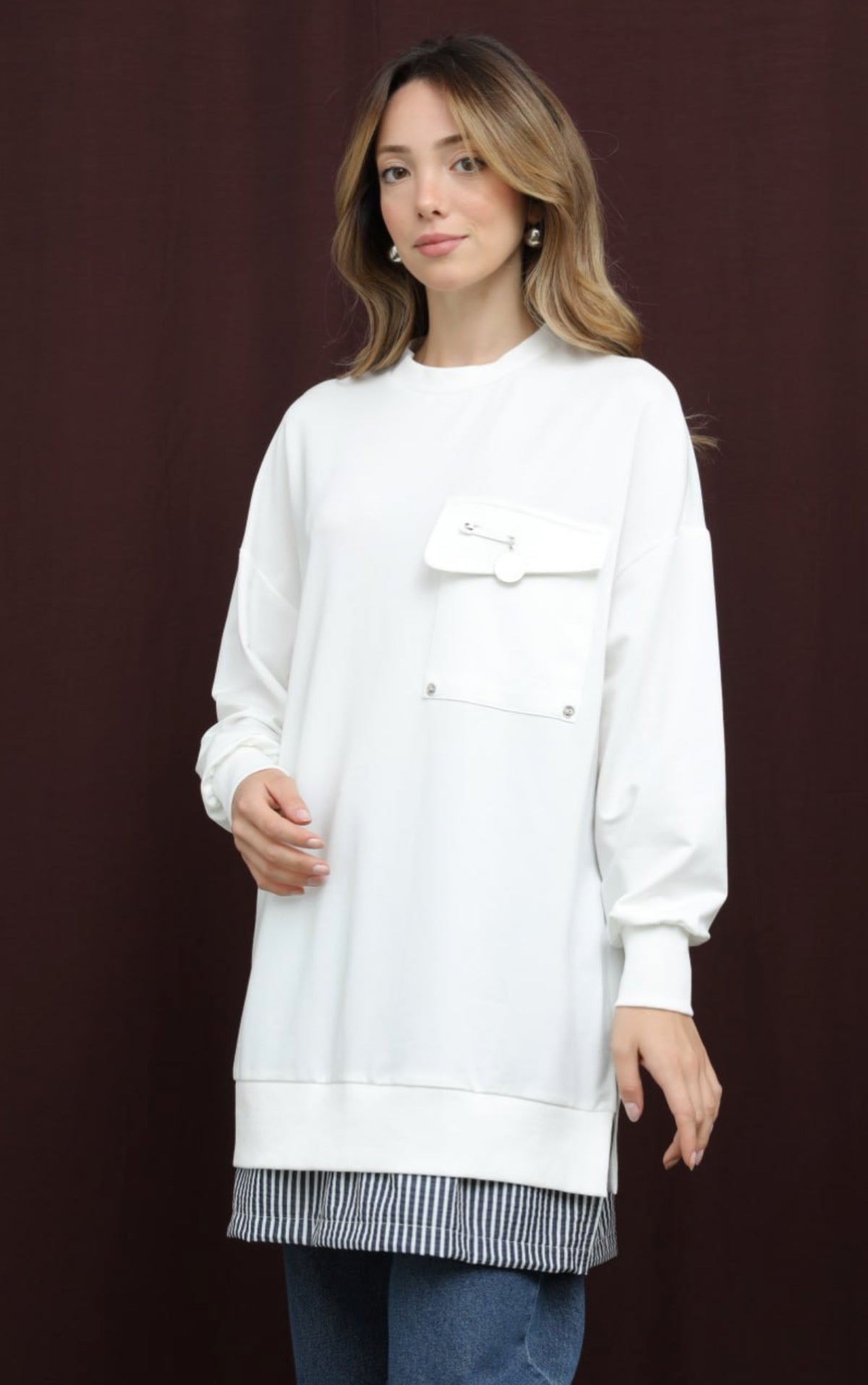 Shirt Tunic Basic Puane