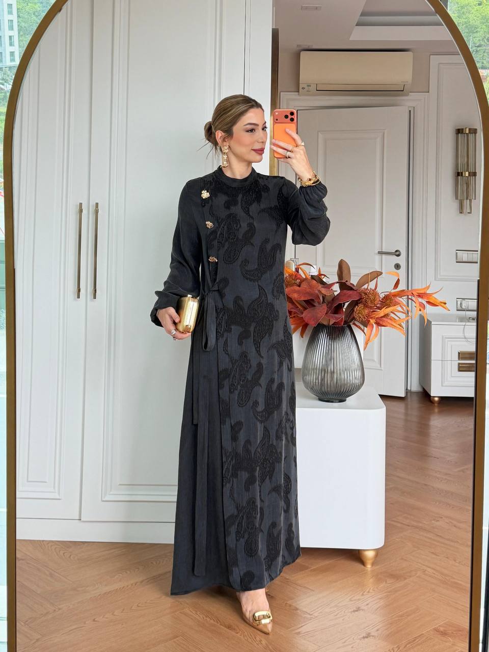 Orhan Botton Dress Qashe