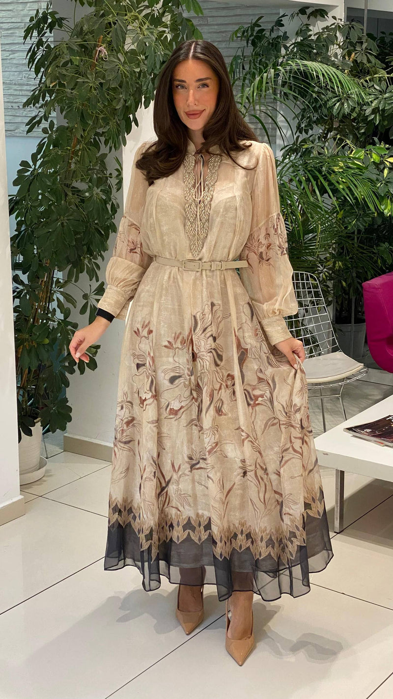 Dressy silk dress