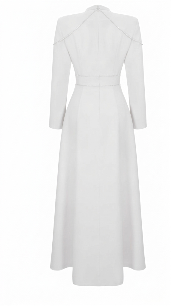 Crystal Dress Ecru
